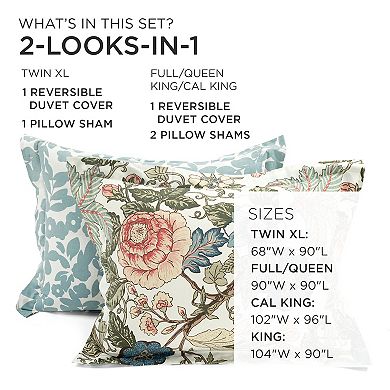 Lush Decor Sydney Duvet Cover Set