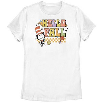 Juniors' Dr. Seuss Hello Fall Graphic Tee