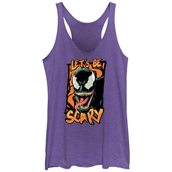 Juniors' Marvel Spider-Man Vemon Let's Be Scary Racerback Tank Top