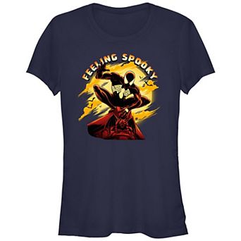 Juniors' Marvel Spider-Man Vemon Feeling Spooky Fitted Graphic Tee