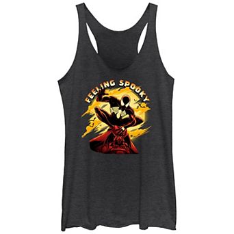 Juniors' Marvel Spider-Man Vemon Feeling Spooky Racerback Tank Top
