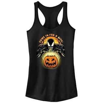 Juniors' Marvel Spider-Man Venom Come In For A Bite Racerback Tank Top