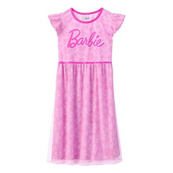 Girls 4-10 Barbie Pajama Fantasy Nightgown