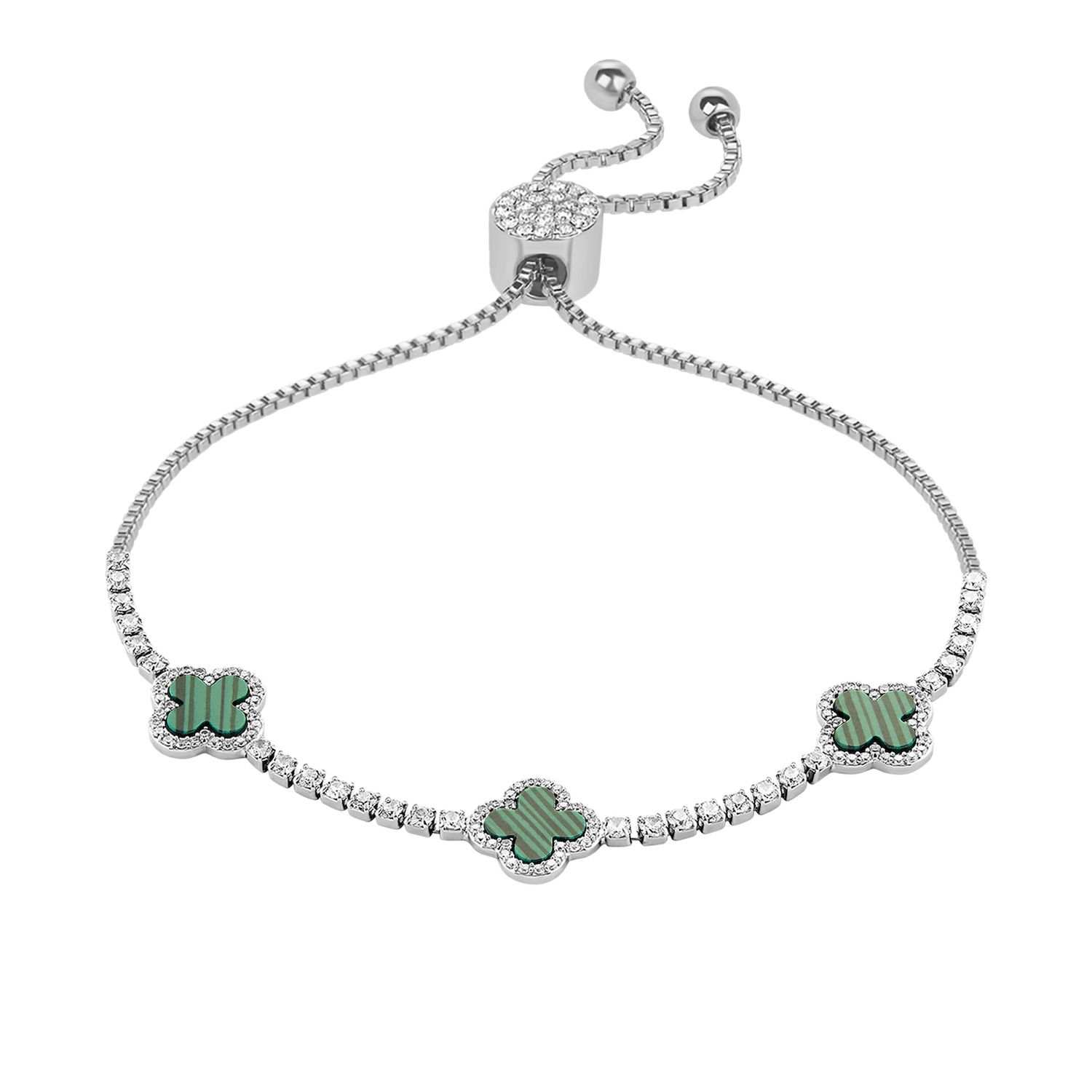 203 jewelry 3stars1carat シルバー ターコイズ 7211953_Silver_Tone_Green