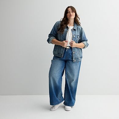 Juniors' Plus Size SO® Mid Rise Drawcord Utility Pants