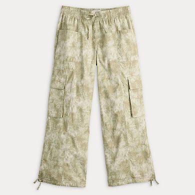 Juniors' Vanilla Star Wide Leg Cargo Pants
