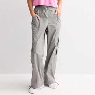 Juniors' Vanilla Star Wide Leg Cargo Pants