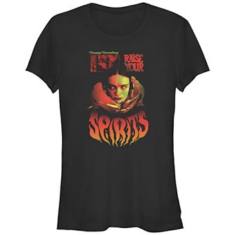 Juniors' Stranger Things Max Raise Your Spirits Fitted Graphic Tee