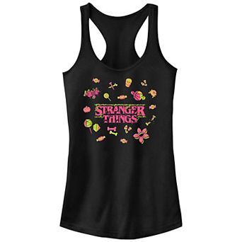 Juniors' Stranger Things Halloween Icons Racerback Tank Top