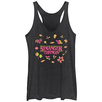 Juniors' Stranger Things Halloween Icons Racerback Tank Top
