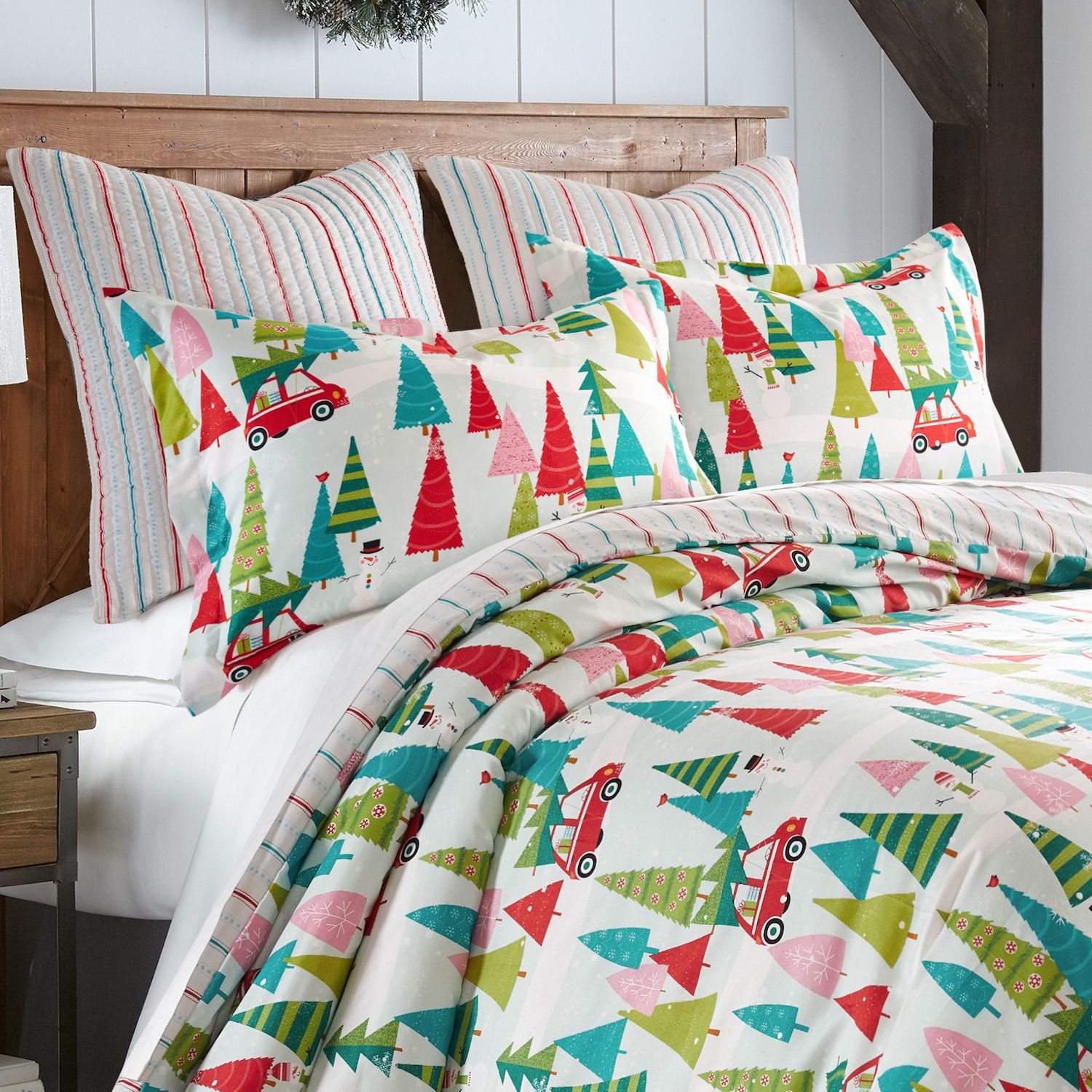 Levtex Home - Holly Jolly Duvet Cover Set - King Duvet Cover