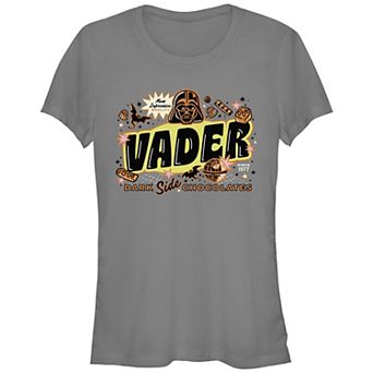 Juniors' Star Wars Darth Vader Dark Side Chocolates Fitted Graphic Tee