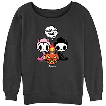 Juniors' Tokidoki Trick Or Treat Graphic Pullover