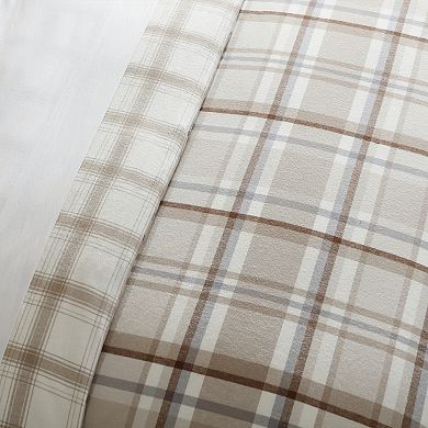 Levtex Home Spencer Plaid Green Comforter and Euro Sham Set
