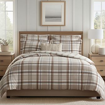 Levtex Home Spencer Plaid Comforter and Euro Sham Set