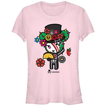 Juniors' Tokidoki Day Of The Dead Fitted Graphic Tee