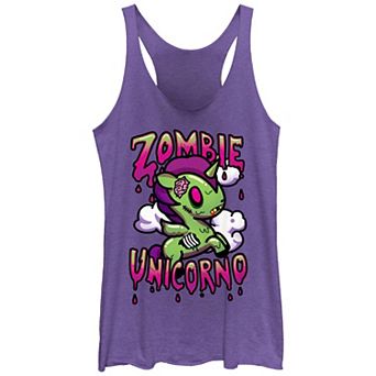 Juniors' Tokidoki Zombie Unicorno Racerback Tank Top