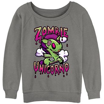 Juniors' Tokidoki Zombie Unicorno Graphic Pullover