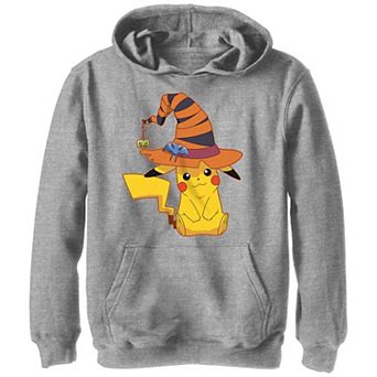 Boy's 8-20 Pokemon Pikachu Wearing Witch Hat Graphic Hoodie