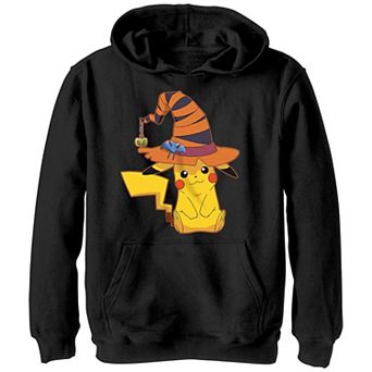Boy's 8-20 Pokemon Pikachu Wearing Witch Hat Graphic Hoodie
