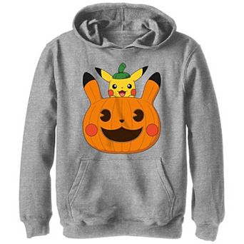 Boy's 8-20 Pokemon Pikachu Jack O Lantern Graphic Hoodie