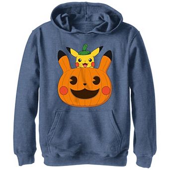 Boy's 8-20 Pokemon Pikachu Jack O Lantern Graphic Hoodie