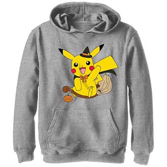 Boy's 8-20 Pokemon Pikachu Witch Flight Graphic Hoodie