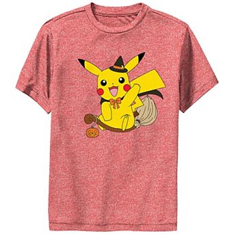 Boy's 8-20 Pokemon Pikachu Witch Flight Performance Graphic Tee