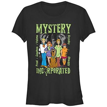 Juniors' Scooby-Doo Mystery Incorporated Fitted Graphic Tee