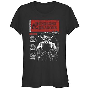 Juniors' Dungeons & Dragons Villains Publication Fitted Graphic Tee
