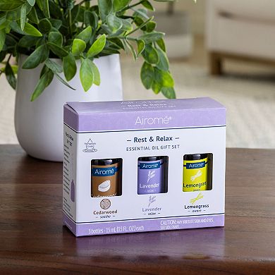 Candle Warmers Etc. 15 mL Rest & Relax Essential Oils Gift Set