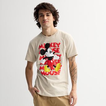 Disney's Mickey Mouse Men's Name Repeat Graphic Tee