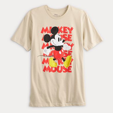 Disney's Mickey Mouse Men's Name Repeat Graphic Tee