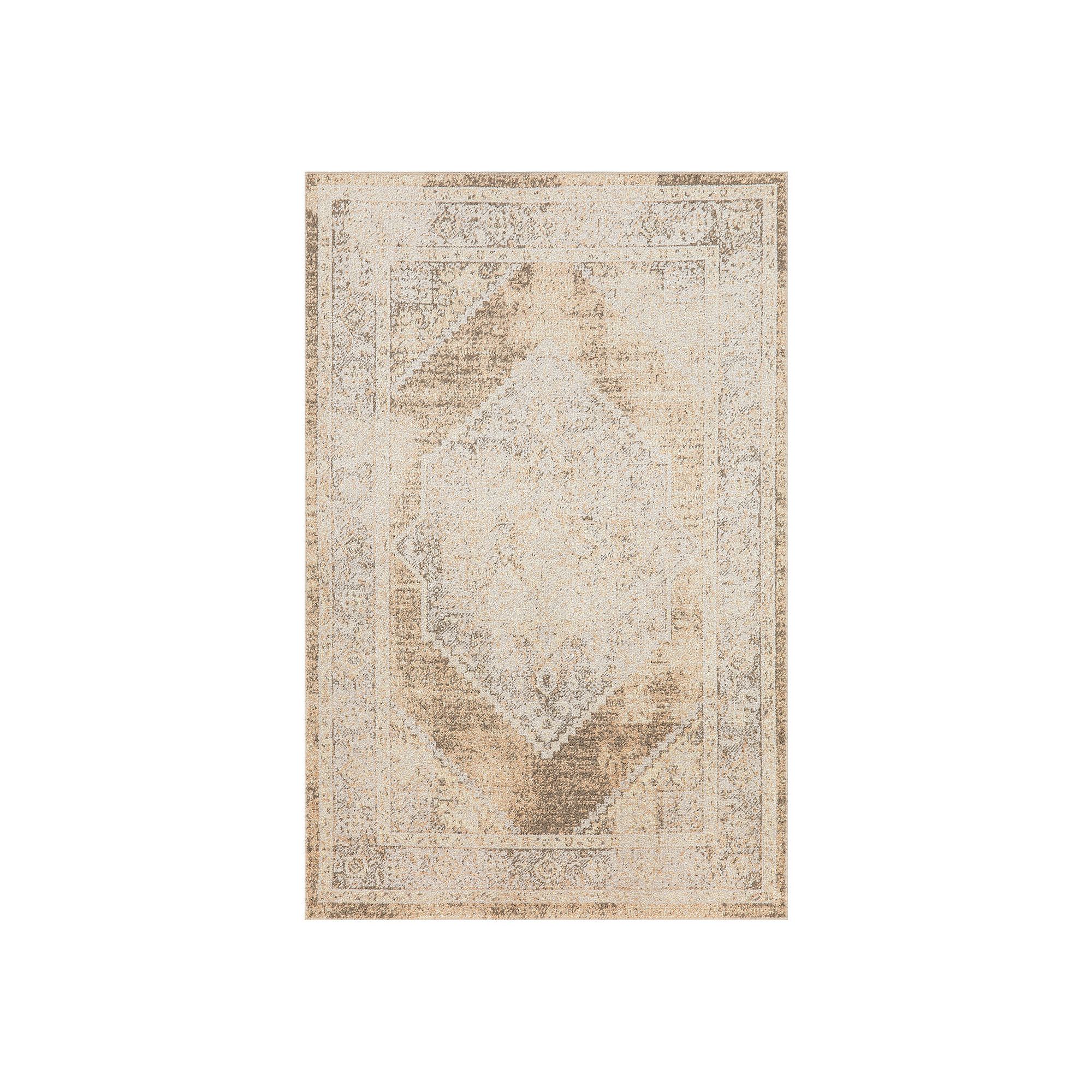 Nourison Astra Vintage Traditional Washable Indoor Rug, Beige