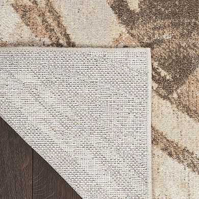 Nourison Astra Modern Curve Washable Indoor Rug