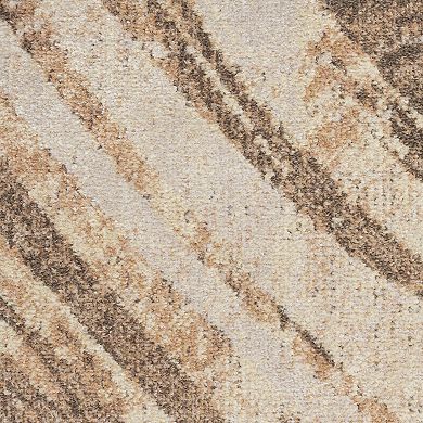 Nourison Astra Modern Curve Washable Indoor Rug