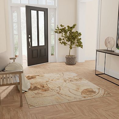 Nourison Astra Modern Curve Washable Indoor Rug