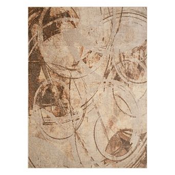 Nourison Astra Modern Curve Washable Indoor Rug