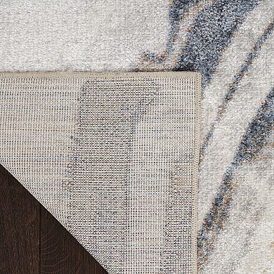 Nourison Astra Modern Swirl Washable Indoor Rug