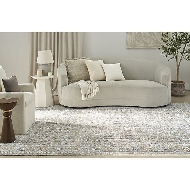 Nourison Astra Floral Persian Washable Indoor Rug