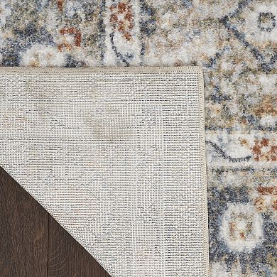 Nourison Astra Floral Persian Washable Indoor Rug