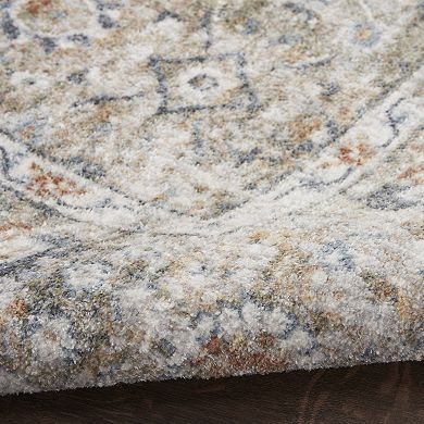 Nourison Astra Floral Persian Washable Indoor Rug