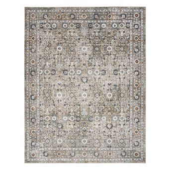 Nourison Astra Floral Persian Washable Indoor Rug
