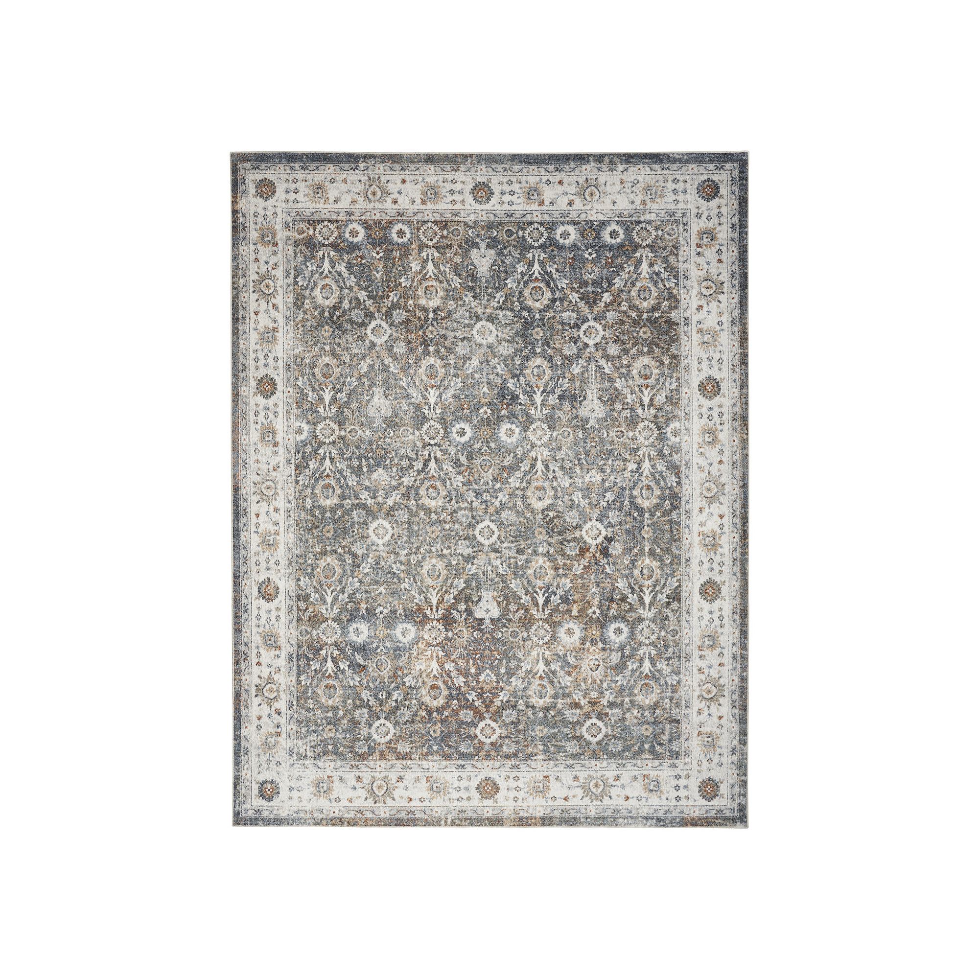 Nourison Astra Floral Persian Washable Indoor Rug, Ivory Team