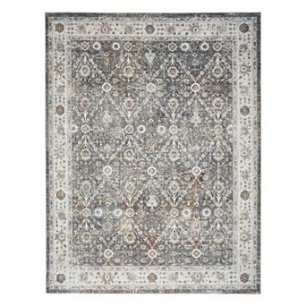 Nourison Astra Floral Persian Washable Indoor Rug