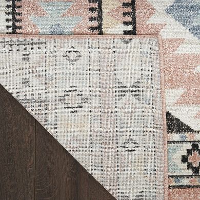 Nourison Washable Decor Geometric Bohemian Indoor Rug