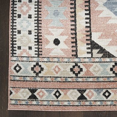 Nourison Washable Decor Geometric Bohemian Indoor Rug