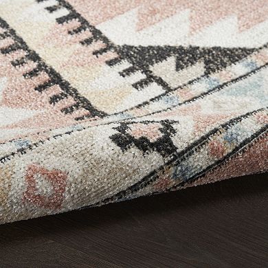 Nourison Washable Decor Geometric Bohemian Indoor Rug