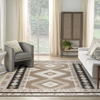 Nourison Washable Decor Southwestern Indoor Rug