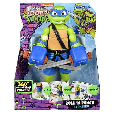 Tales of Teenage Mutant Ninja Turtles: Giant Roll "N" Punch Leonardo Action Figure